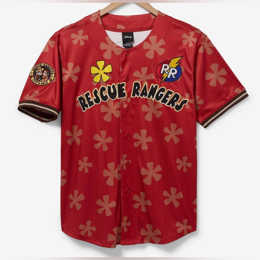 NWT Disney’s Rescue Rangers Dale short sleeve baseball jersey size 4X
